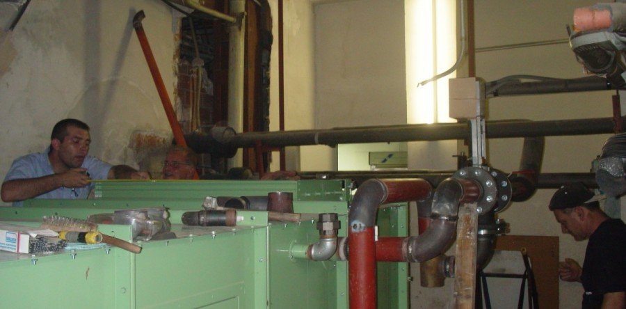 Sustitución de climatizadores en hospital La Fe (Antigua)